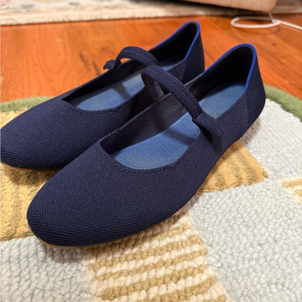 Rothy’s Flats - The Square Mary Jane in Navy